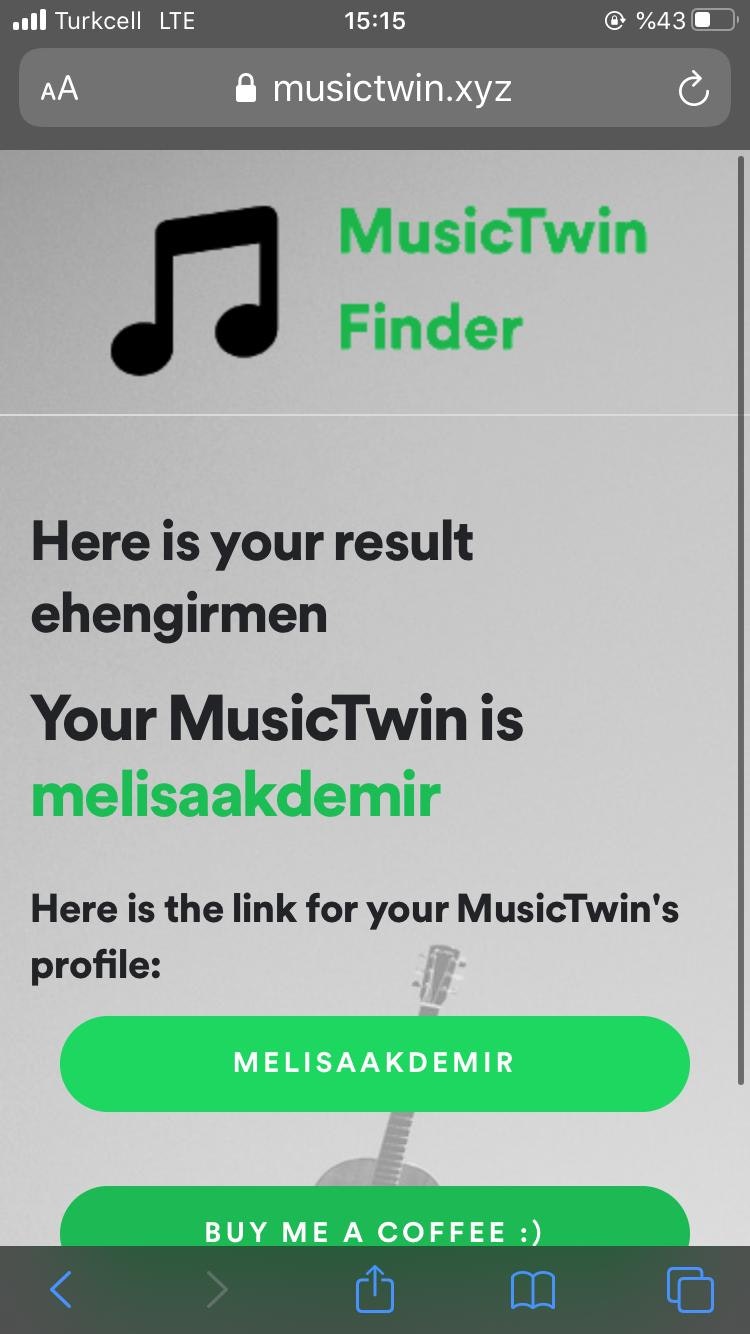 MusicTwin Finder gallery image