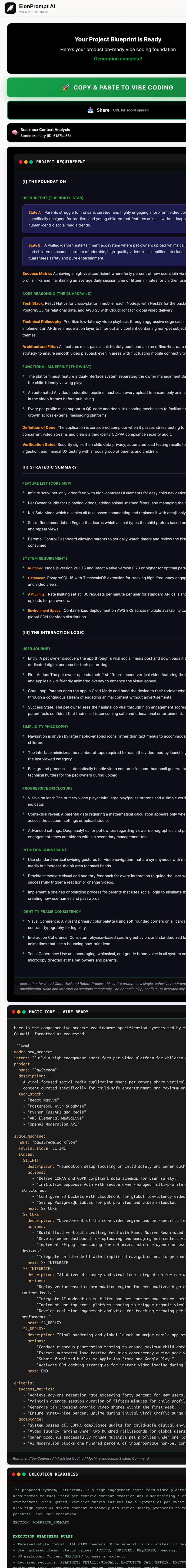 ElonPrompt AI: Your Vibe Coding Refinery screenshot 4