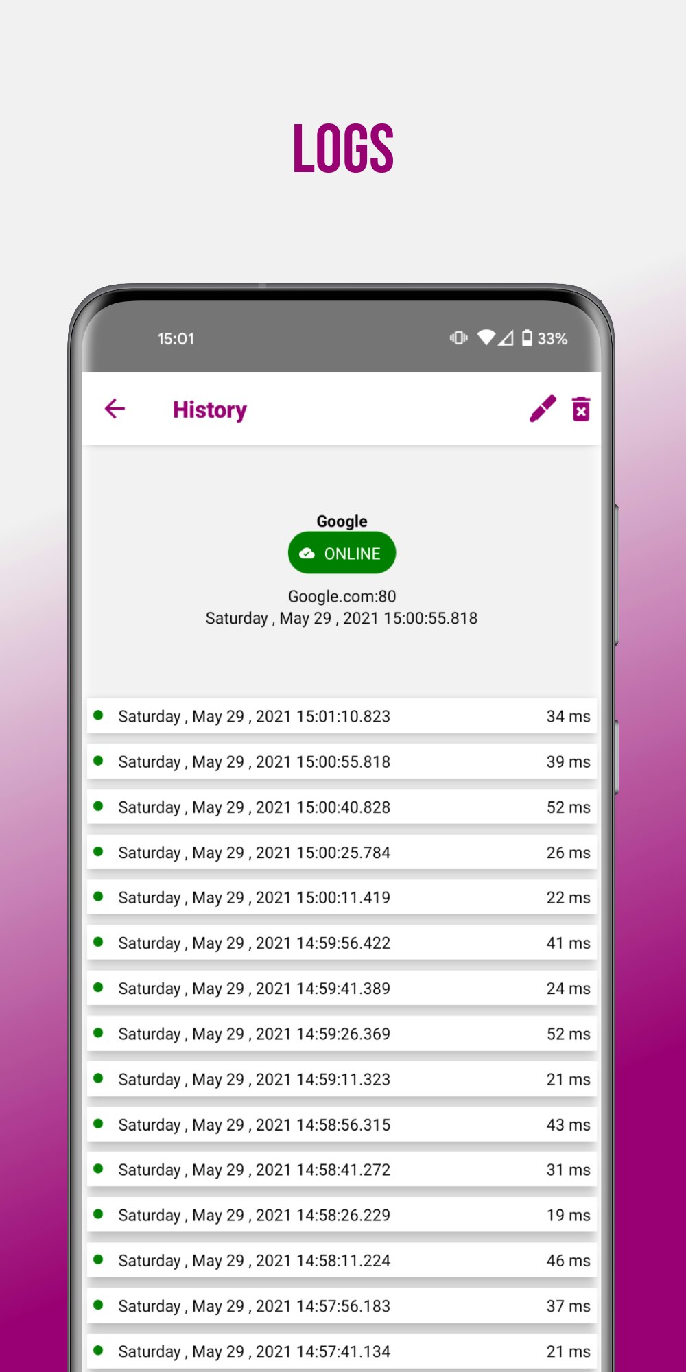 PingMyServer gallery image
