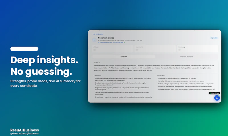 ResuAI Business screenshot 8