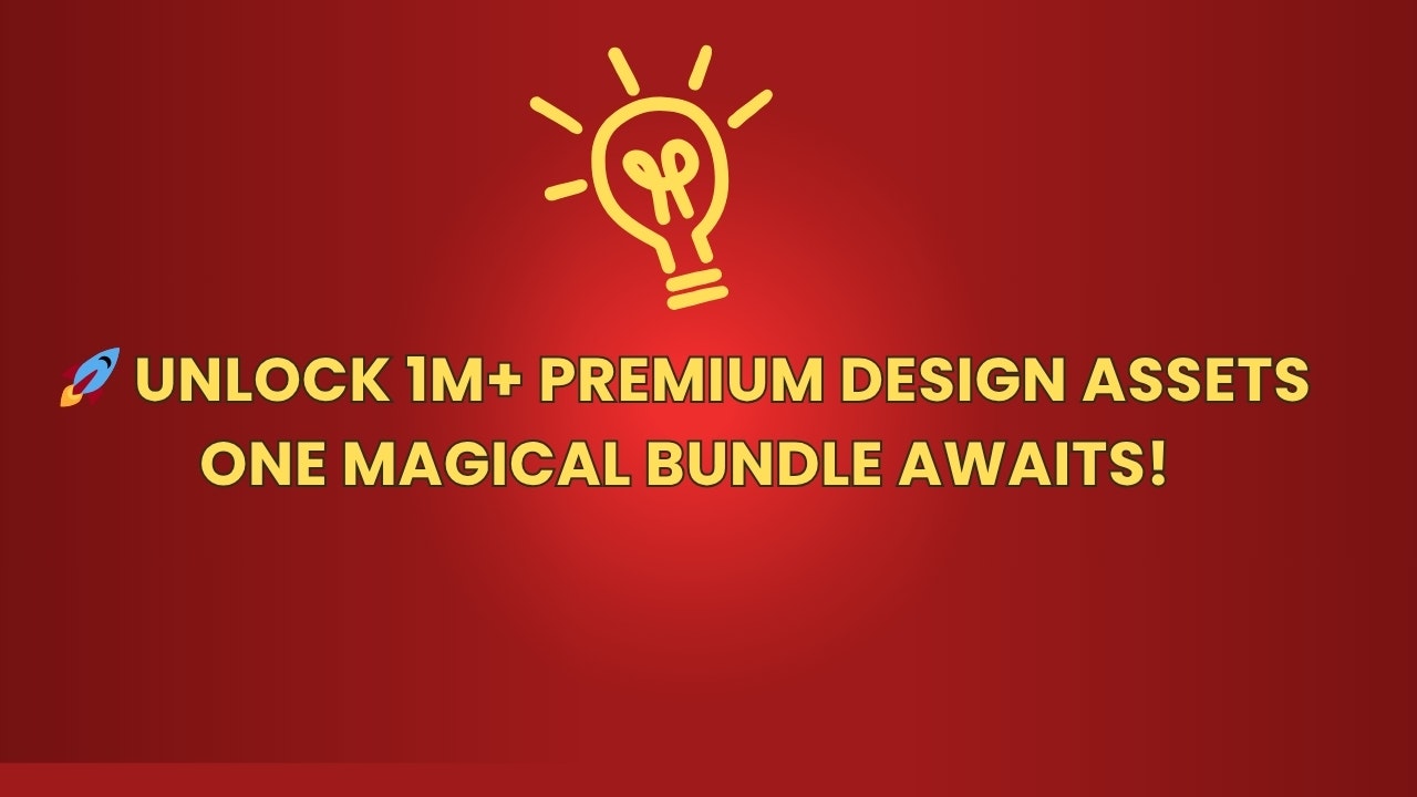 มัด Digital Designer 1M - แบบอักษร, SVG, เทมเพลต media 1
