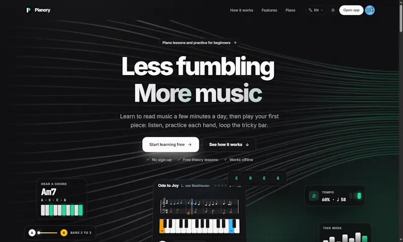 Pianory screenshot 3