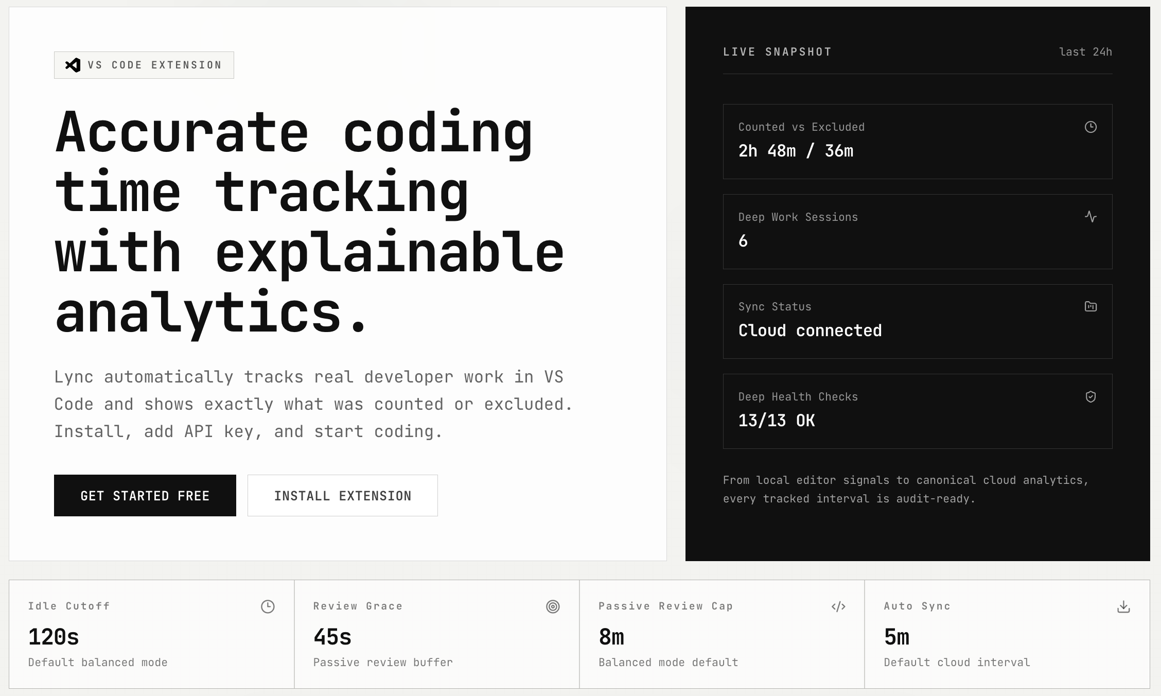 Lync - Main product screenshot demonstrating key features and user interface