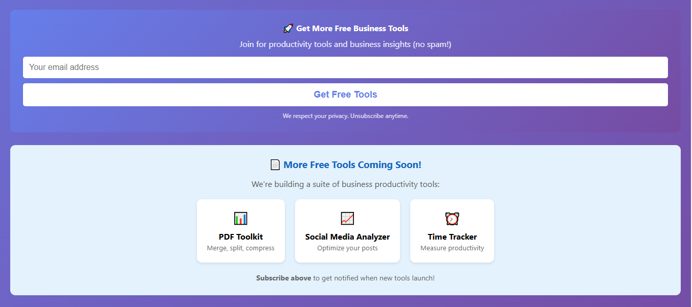 Meeting Cost Calculator - Screenshot 3 preview