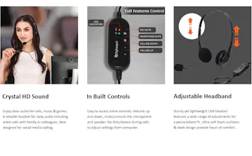 Headsets With Mic For Laptop gallery image