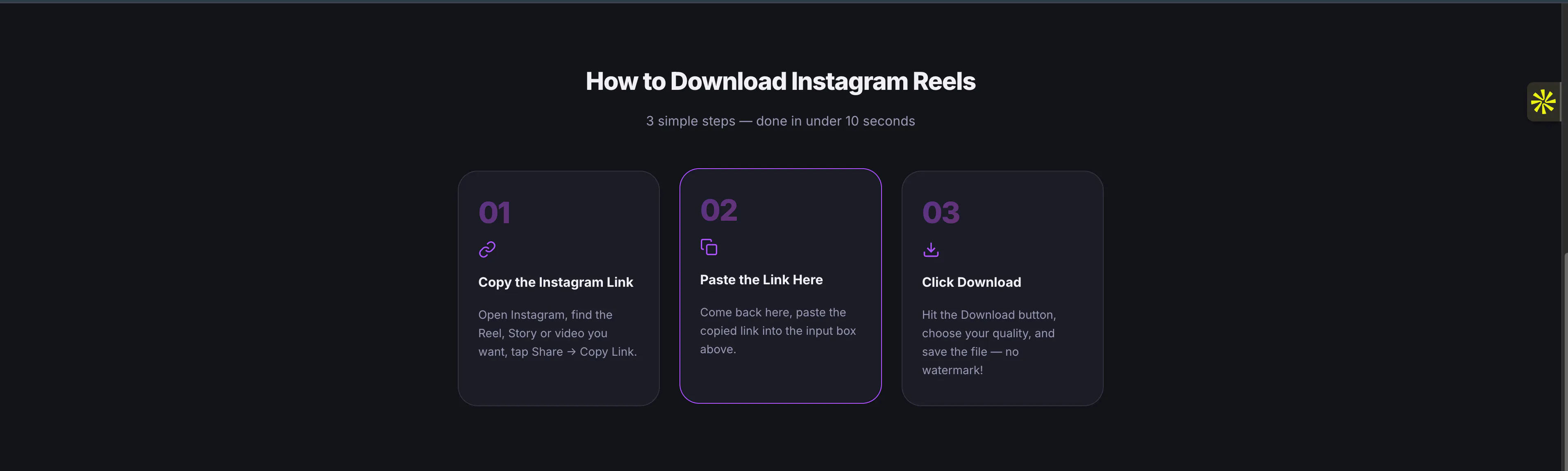 ReelSnap Free Instagram Reels Downloader gallery image