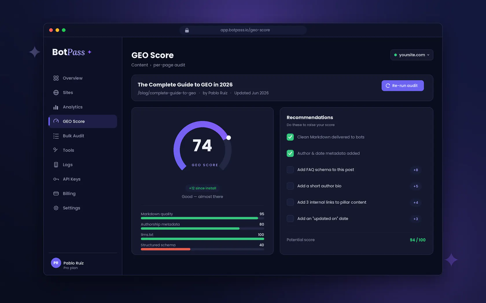 Botpass.io gallery image