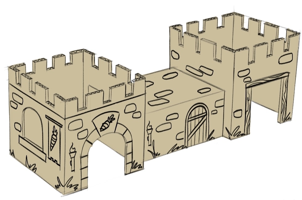 Bunny Medieval Castle