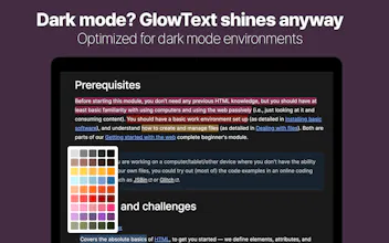 GlowText gallery image