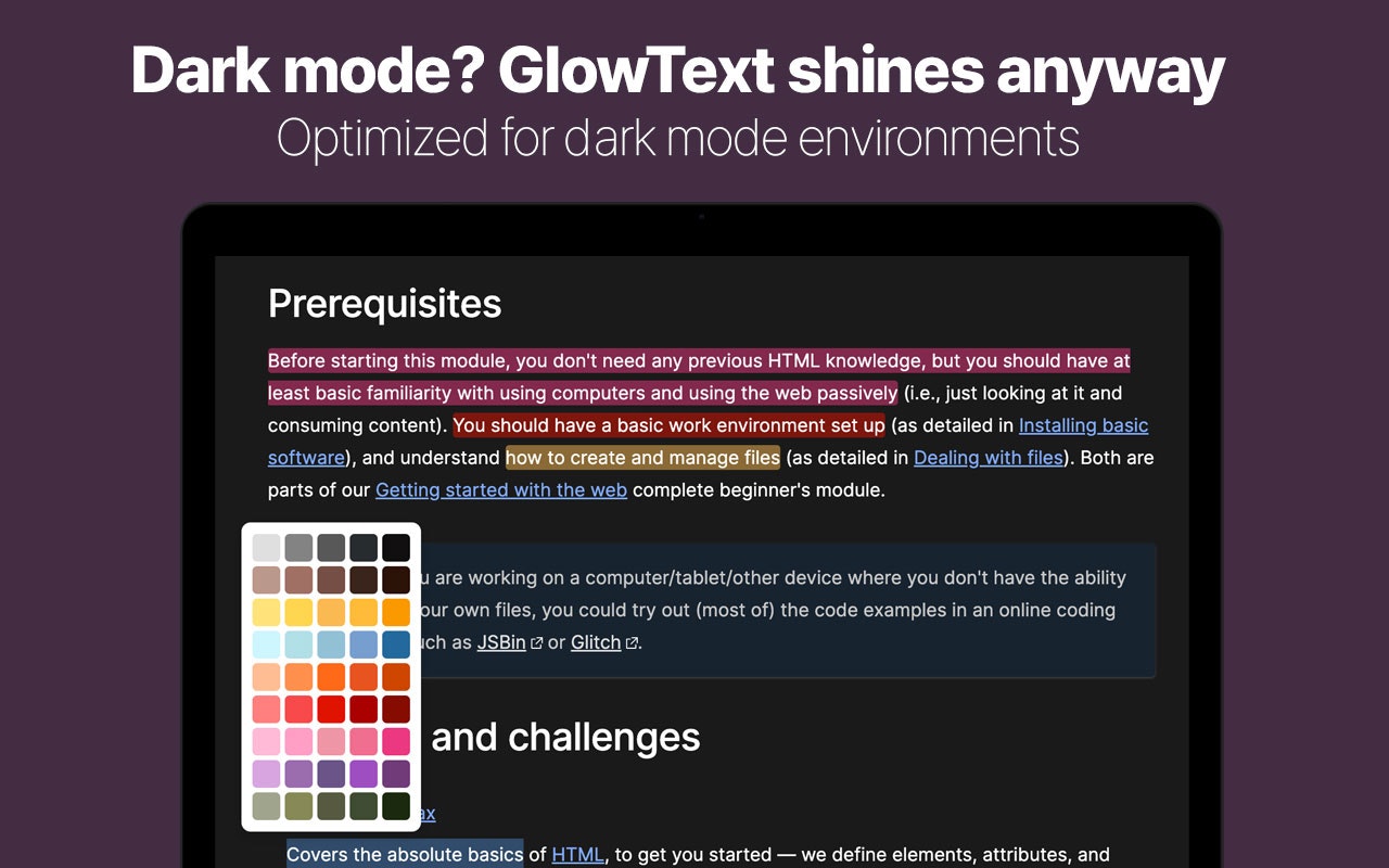 Glowtxt - Web Metni vurgulayıcı - Chrome medya 7