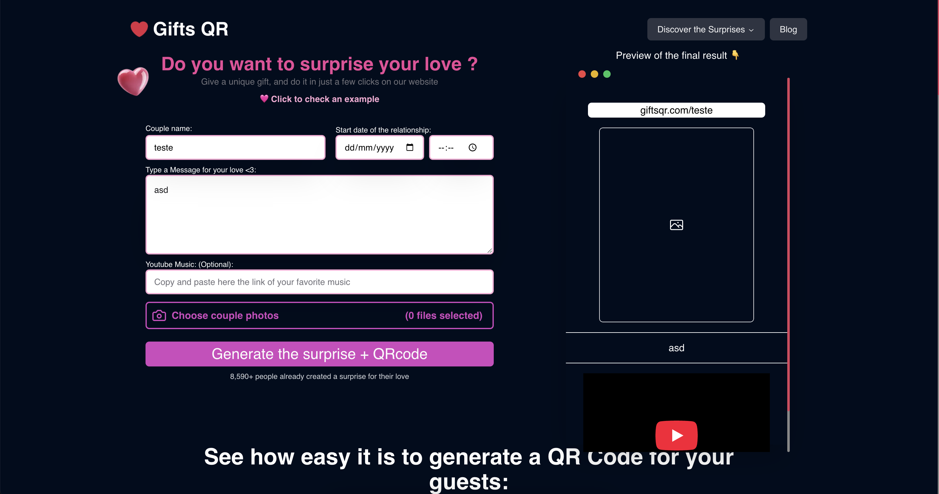 Regalos QR - Sorpresa de quién amas con el código QR Sorprendencias media 4