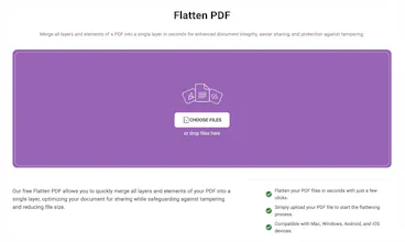 Flatten PDF gallery image