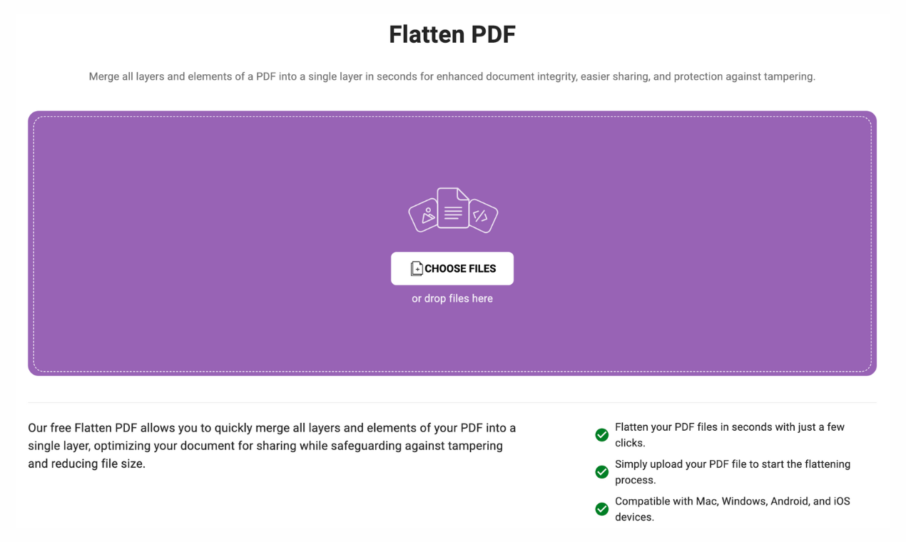 Aplanar pdf - Transformar PDF complejos en documentos simples y planos al instante media 3
