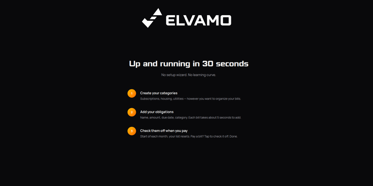Elvamo - Screenshot 2 showing product features and functionality