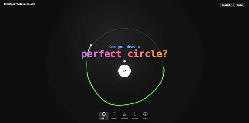Free Circle Drawing Game screenshot 2