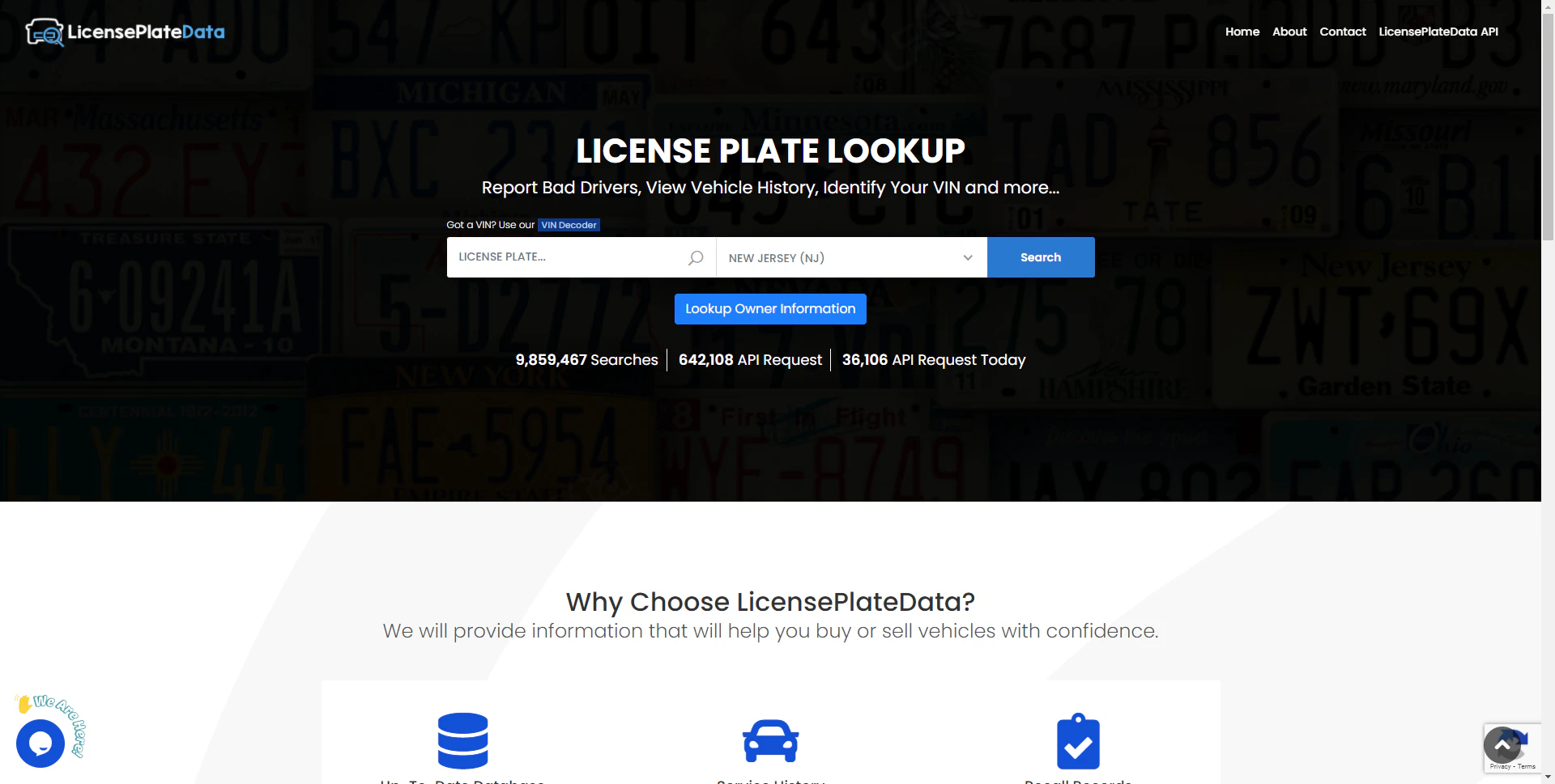 License Plate Data