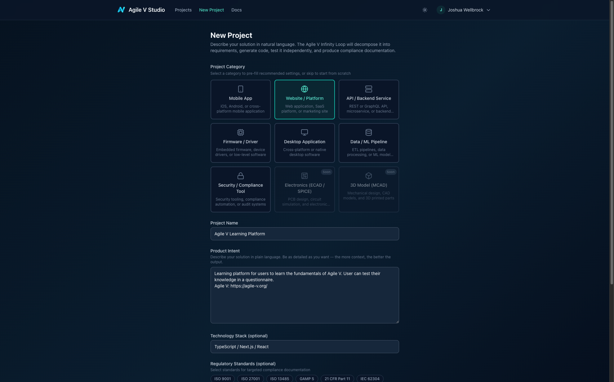 Agile V Studio gallery image