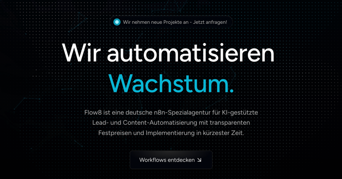 Flow8 - n8n Automation as a Service gallery image
