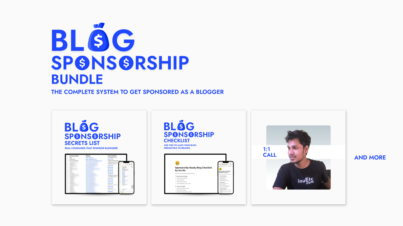 Mídia 1 de Pacote de patrocínio do blog - O sistema completo para ser patrocinado como blogueiro