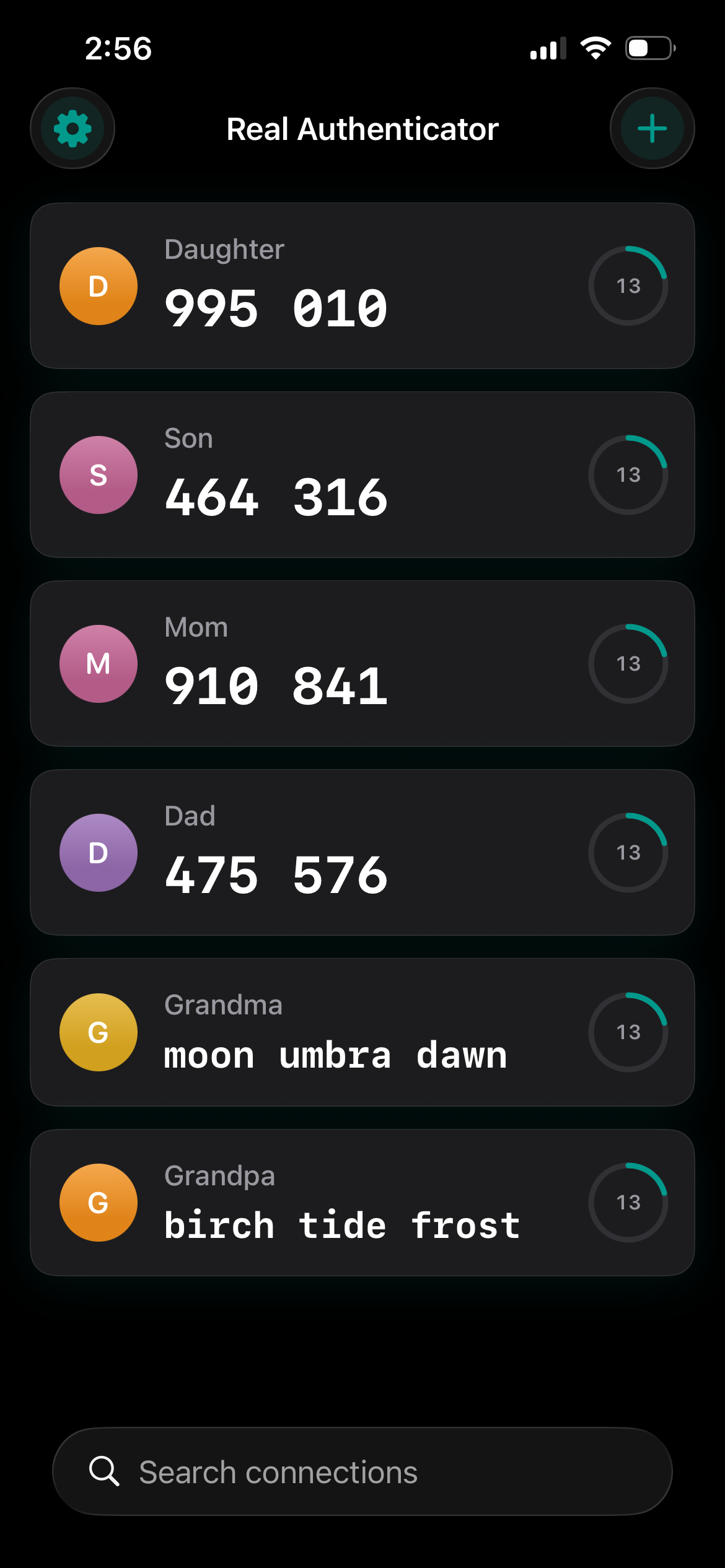 Real Authenticator - Main product screenshot demonstrating key features and user interface