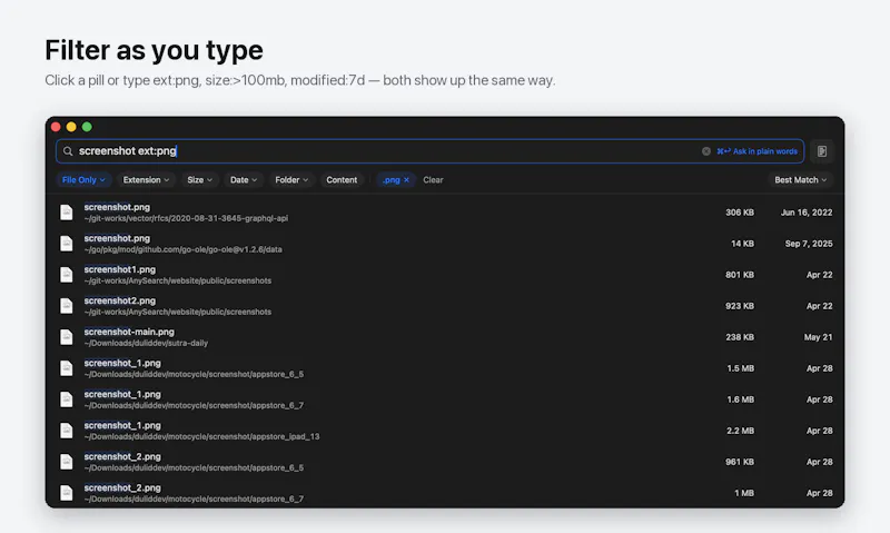 AnySearch Pro screenshot 2