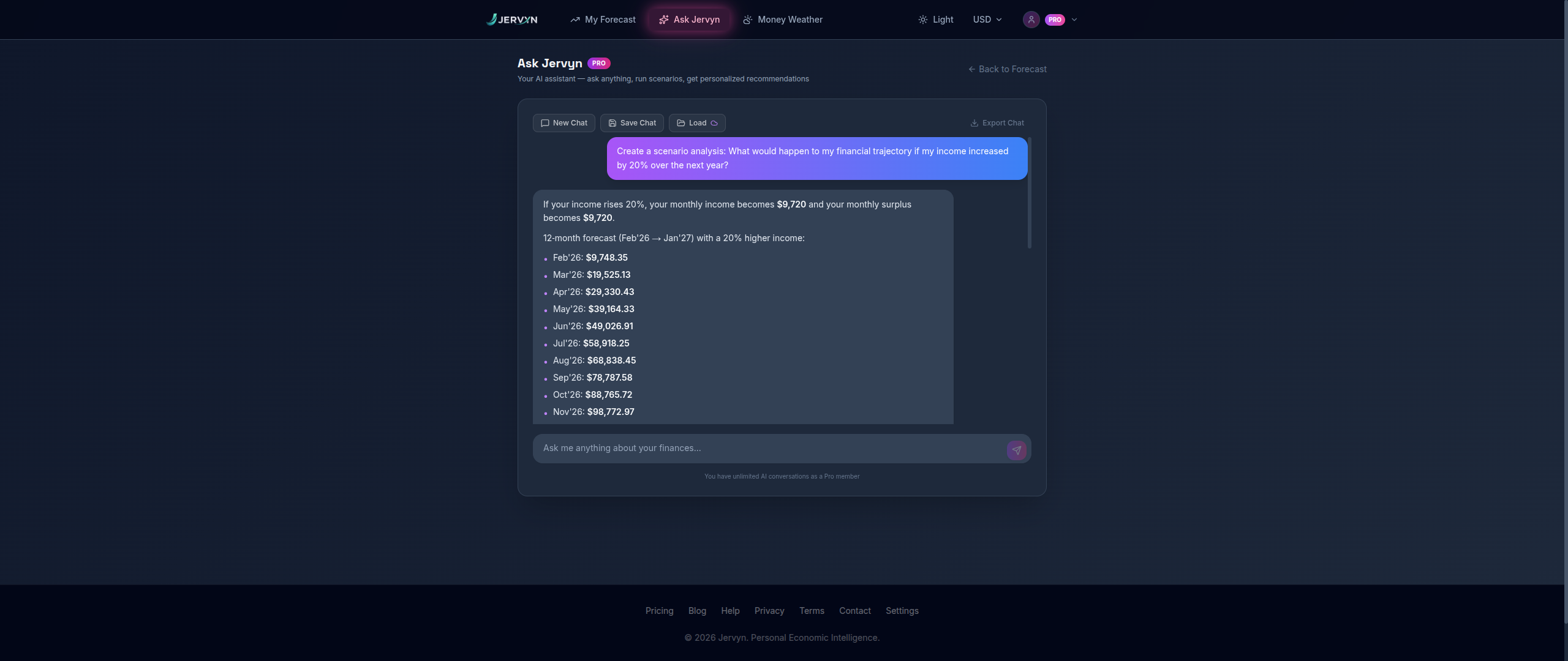 Jervyn - Screenshot 3 showing product features and functionality