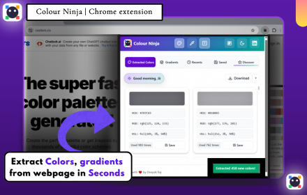 Média Couleur ninja - Magasin de web chrome 4