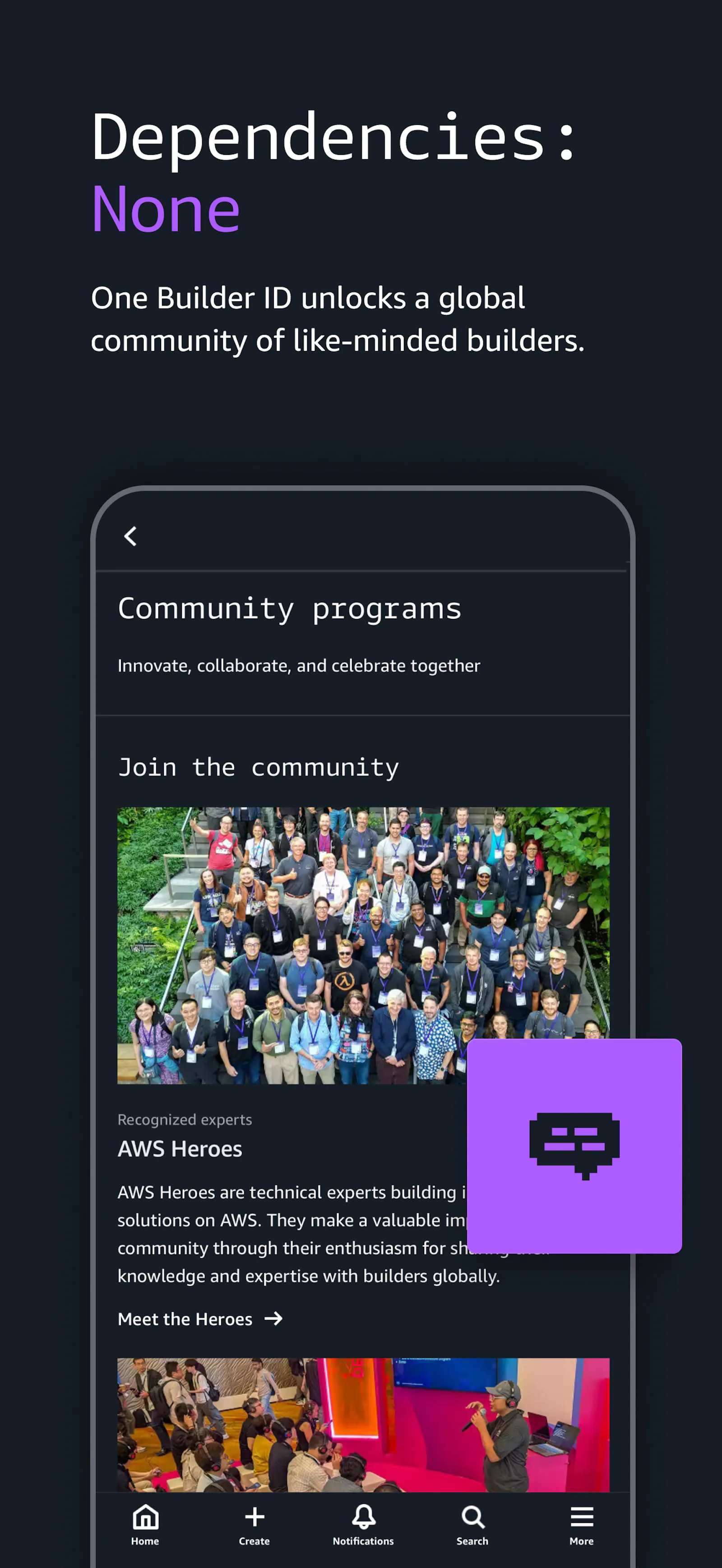 AWS Builder app screenshot 5