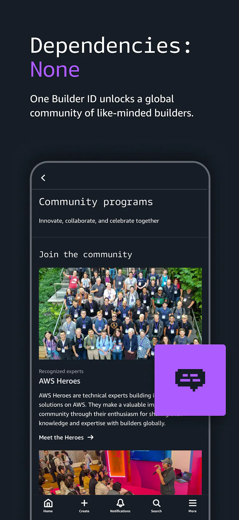 AWS Builder app screenshot 5