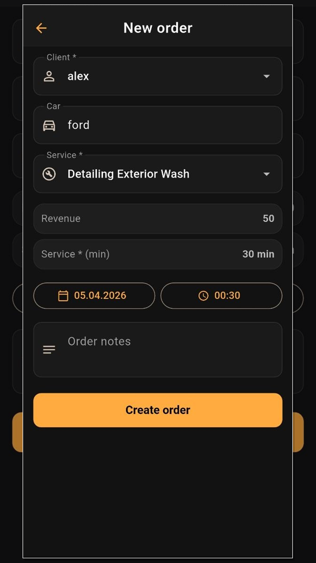 Detailing Business App gallery image
