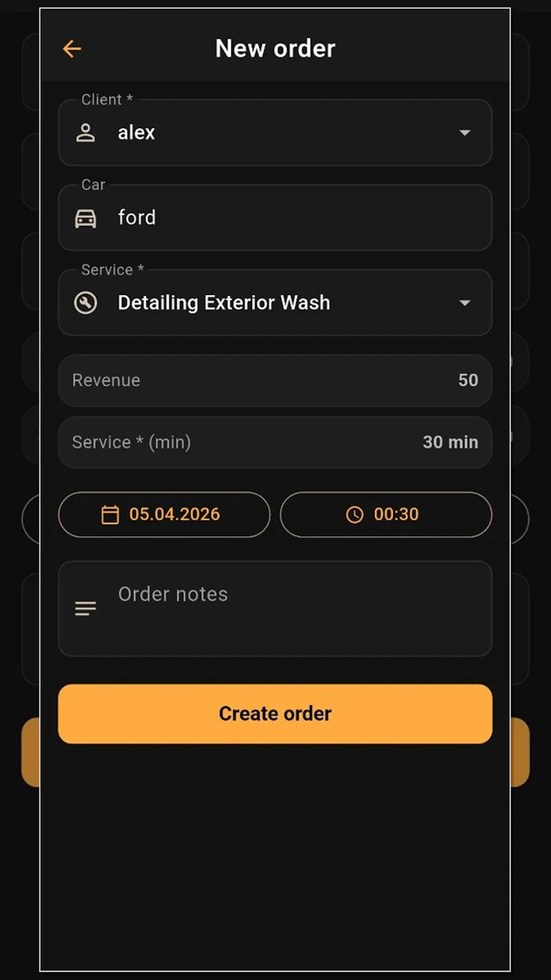 Detailing Business App screenshot 4