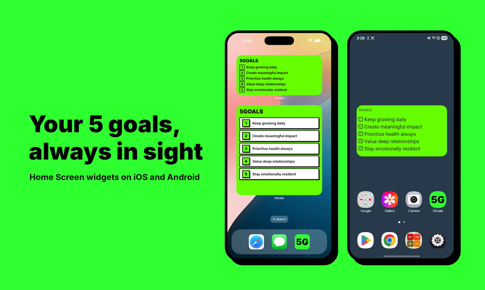 5Goals screenshot 4
