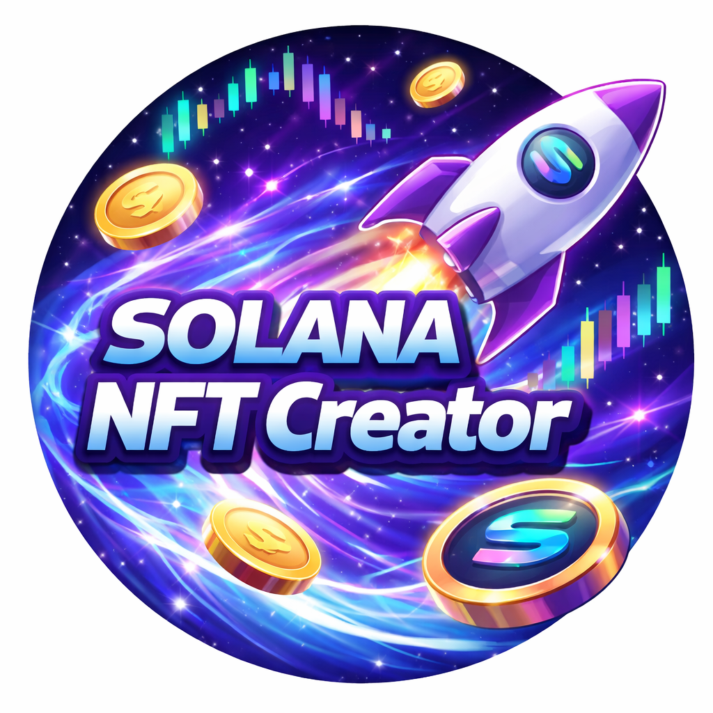 Solana NFT Creator - Product Hunt launch logo and brand identity