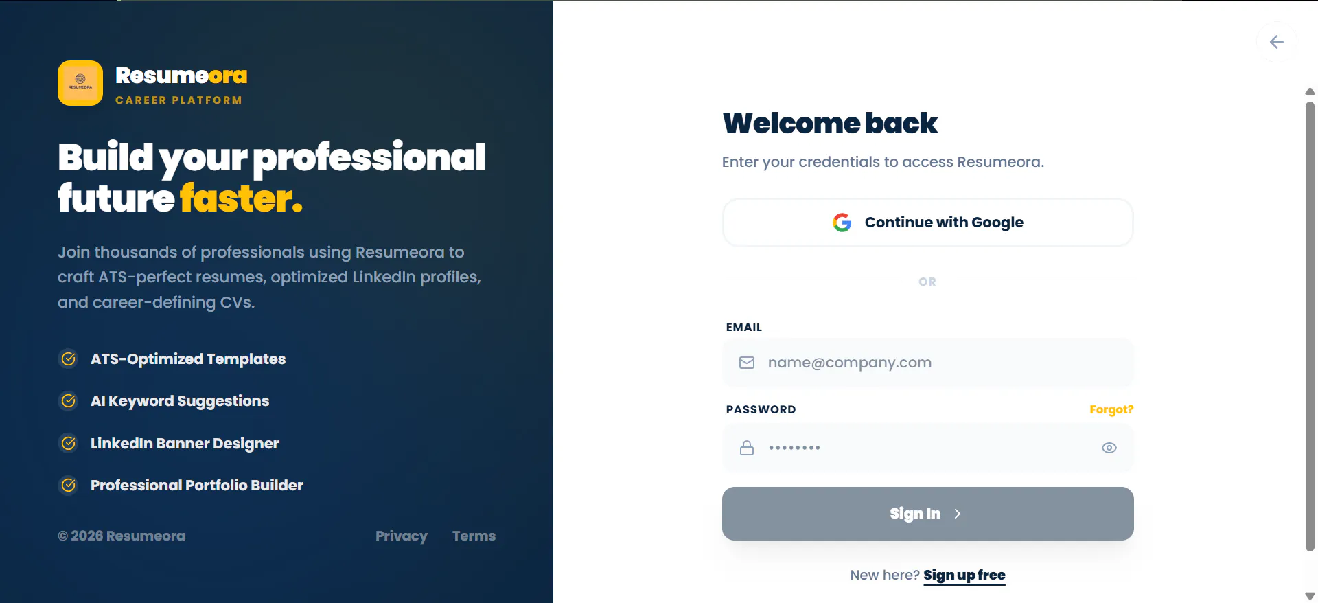 Resumeora gallery image