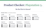 Playstation 5 - Stock Checker image