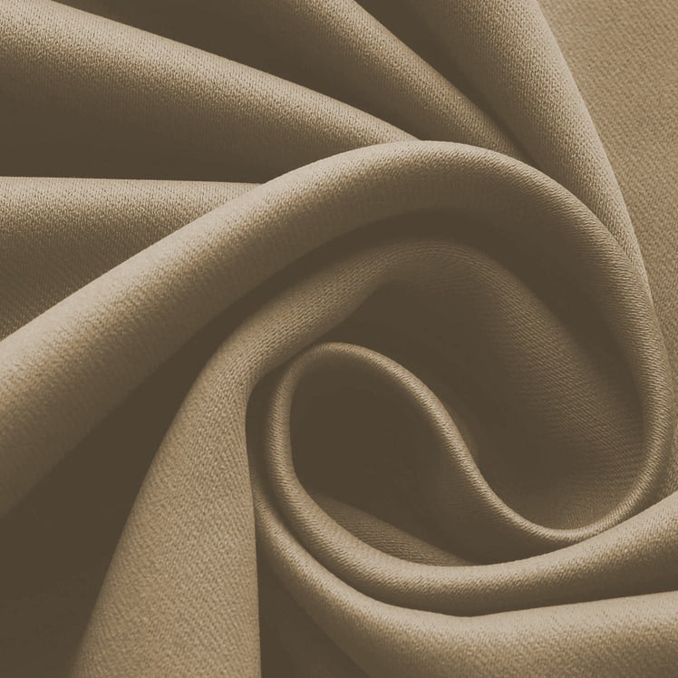Beige Blackout Curtains Pencil Pleat gallery image