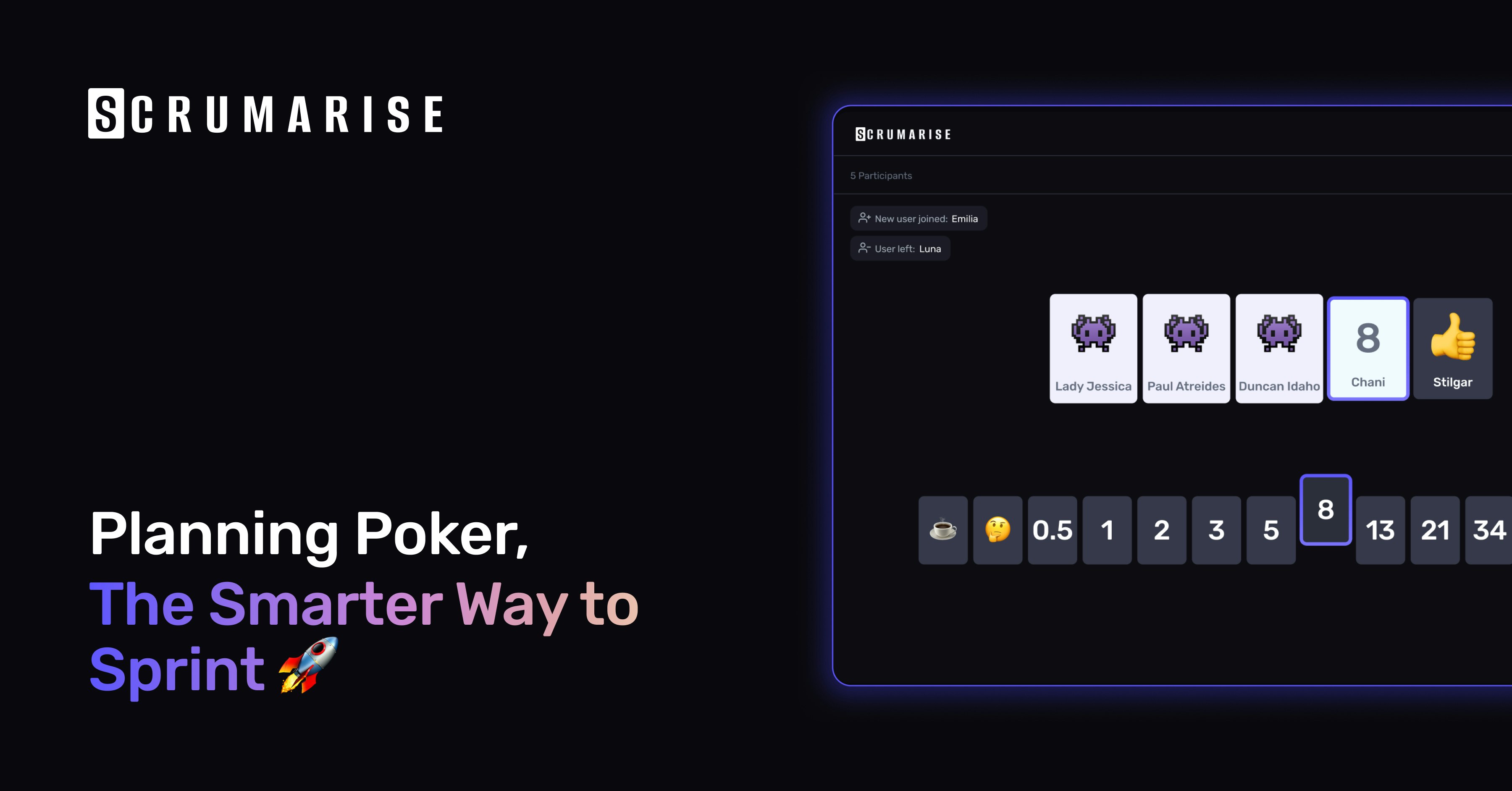 Media Scrumarise - Permohonan Poker Perancangan 1