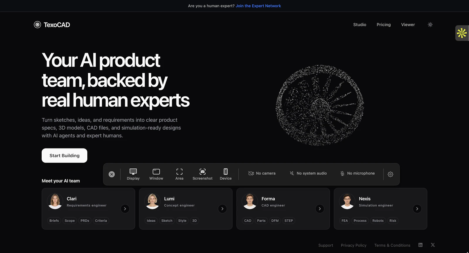 TexoCAD screenshot 2