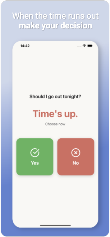 Decision Timer - Screenshot 3 showing product features and functionality