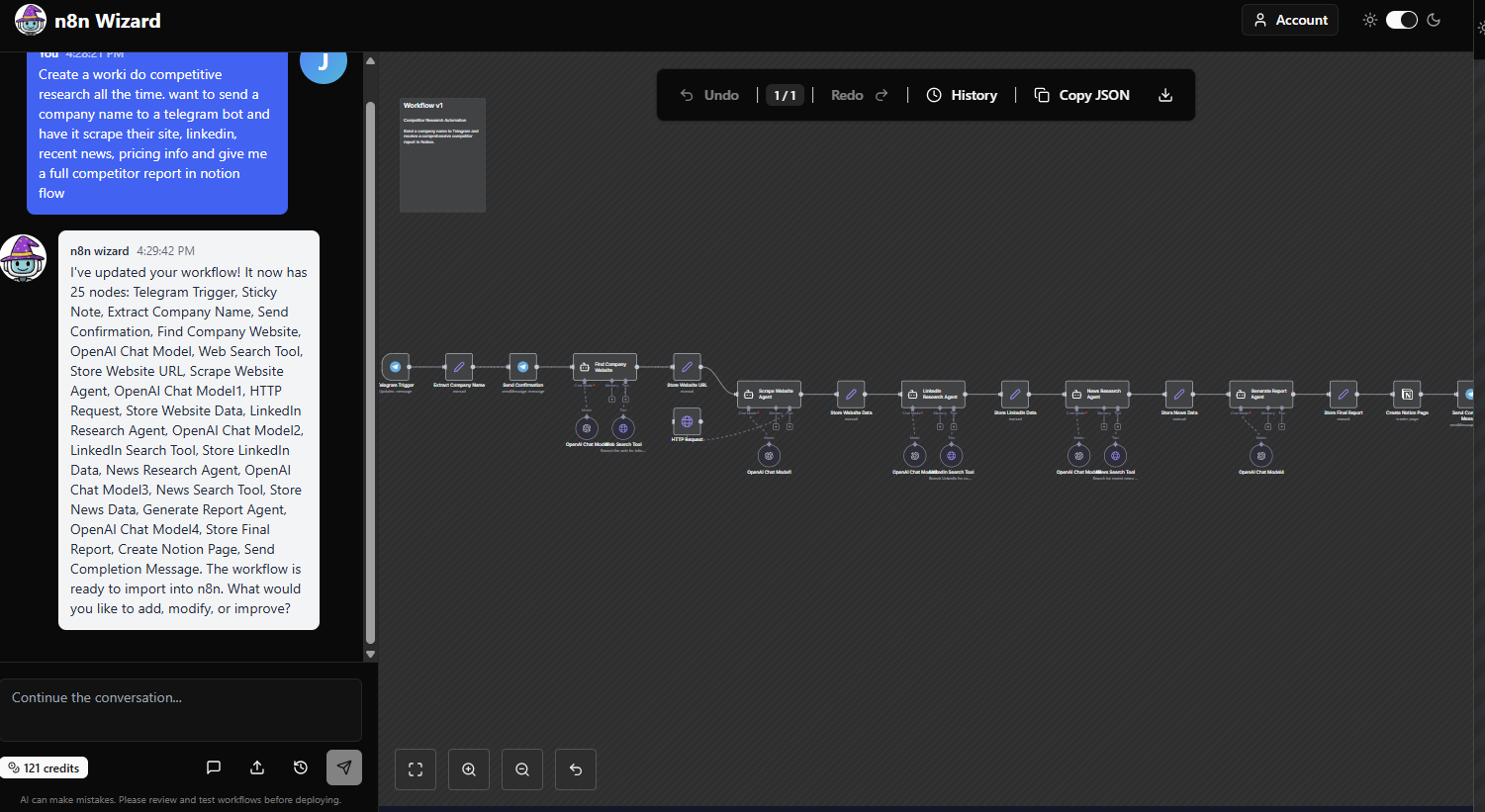 n8n Wizard - vibe code your workflows gallery image