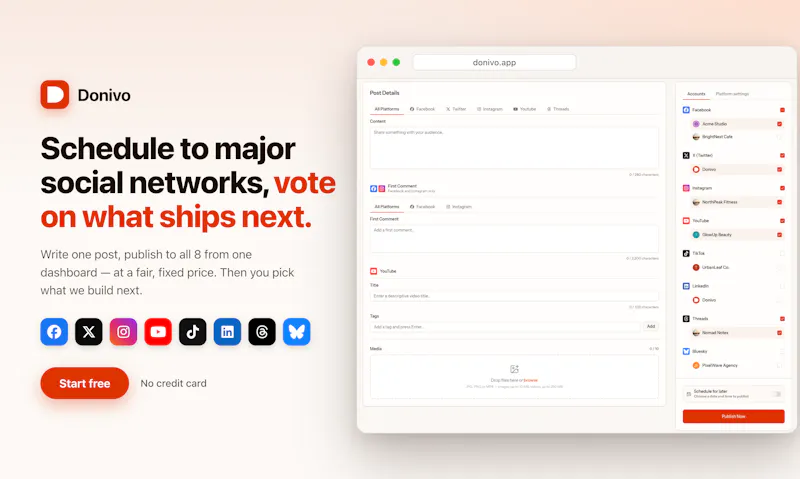 Donivo screenshot 1