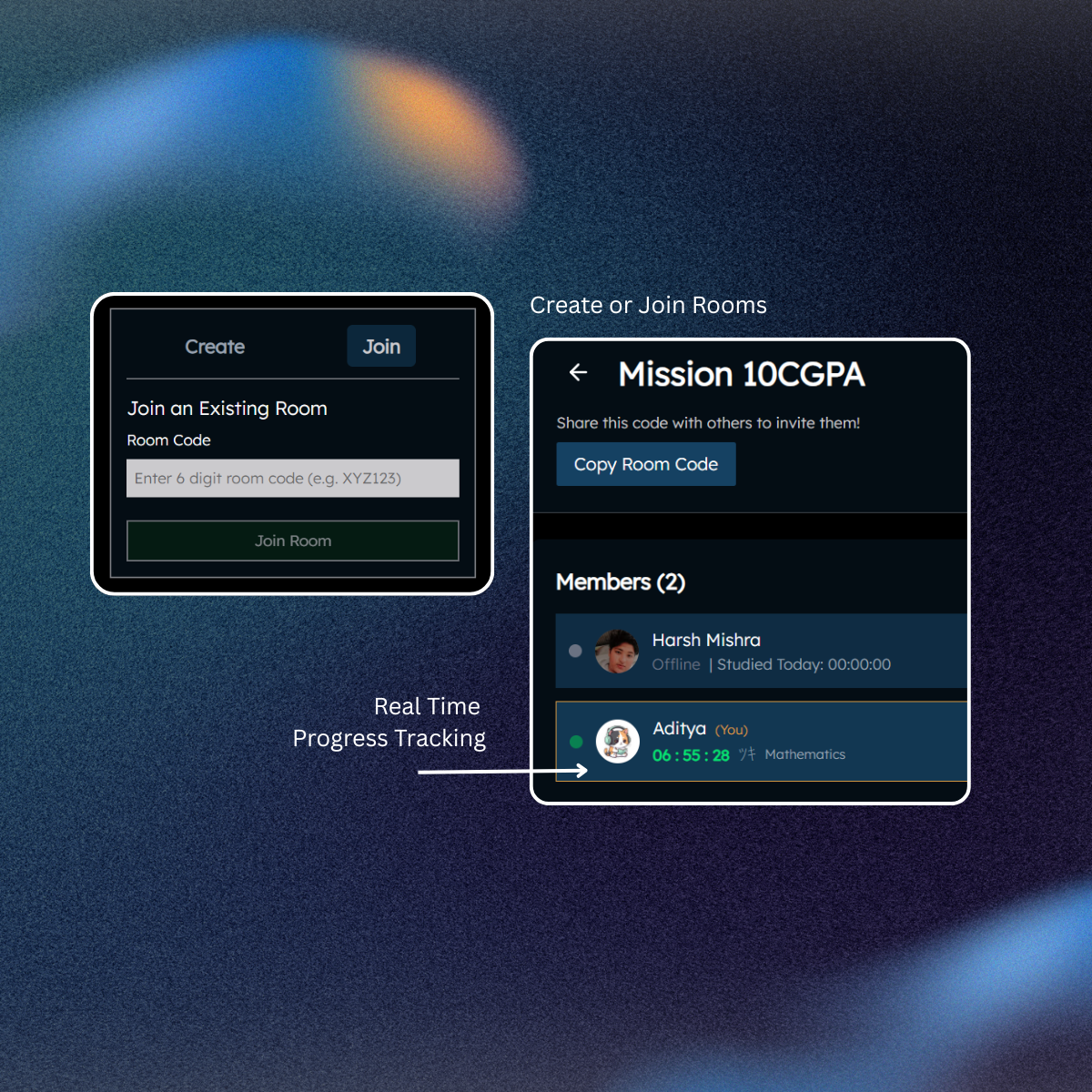 Kraked - Study Together - Screenshot 5 showing product features and functionality