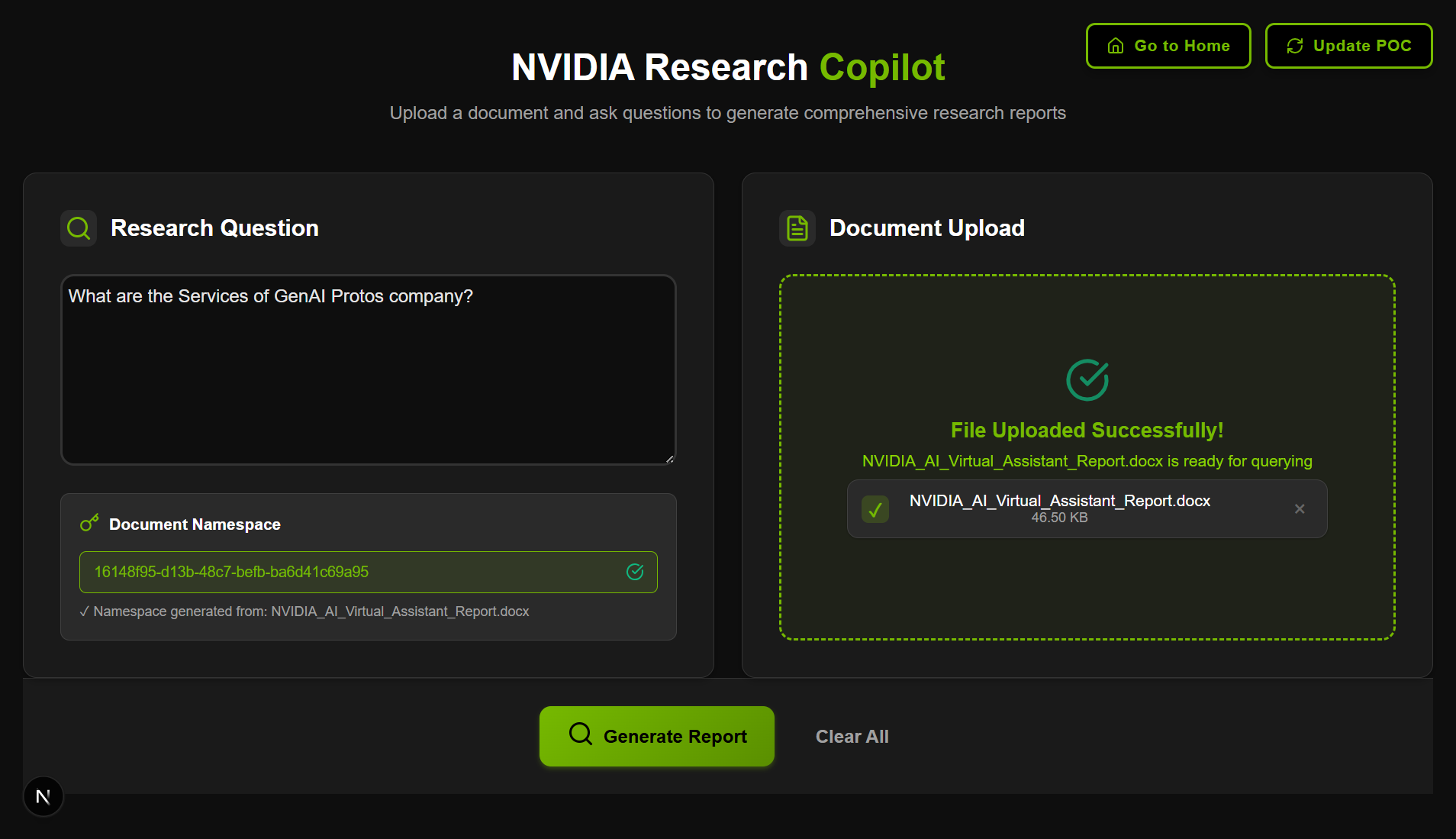 NVIDIA Powered Research Agent gallery image