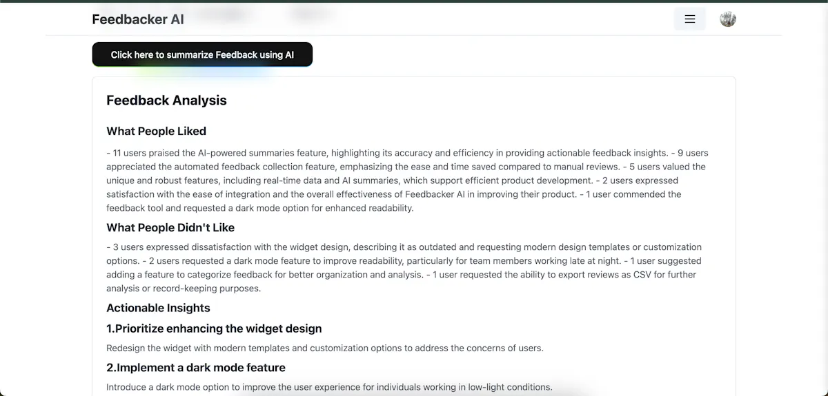 Feedbacker AI
