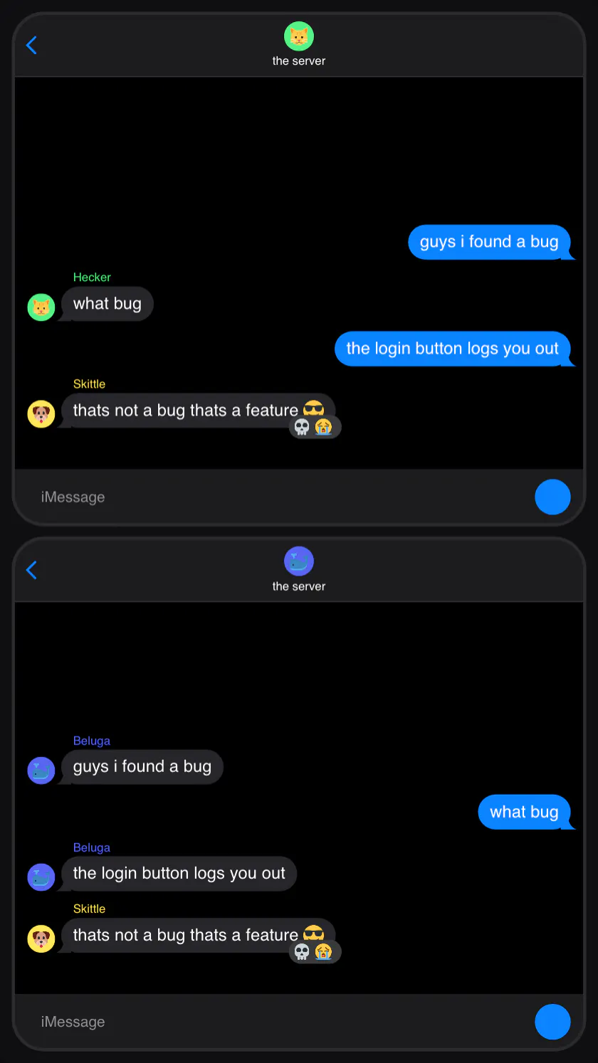 Write a chat gallery image