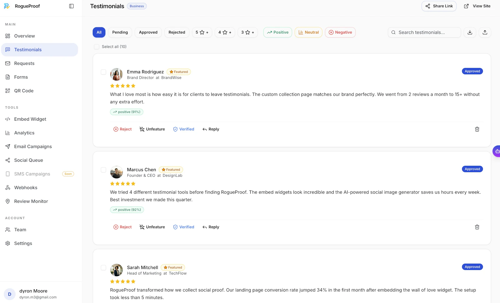 RogueProof screenshot 12