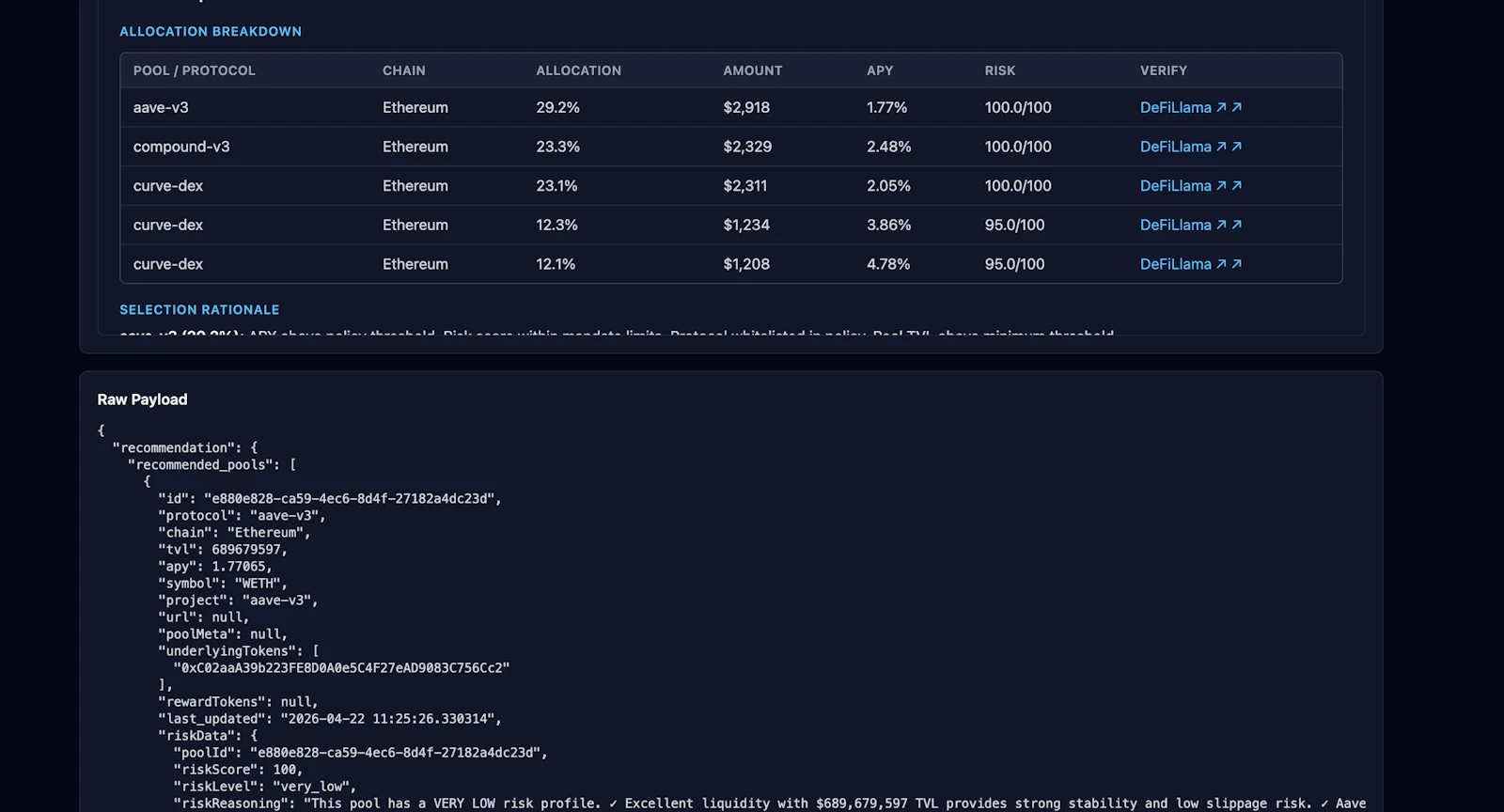 RDA — Robo DeFi Advisor screenshot 5