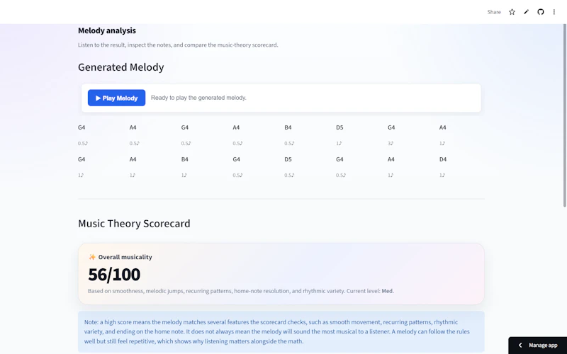 MelodyLab screenshot 2