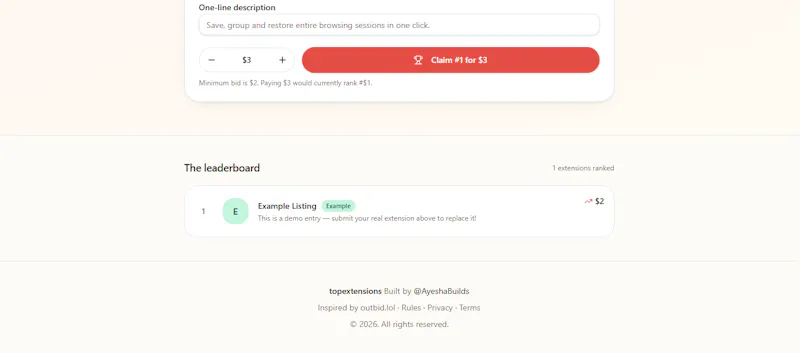 TopExtension.lol screenshot 2