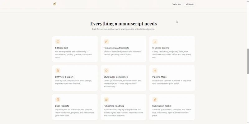 Editoria screenshot 3
